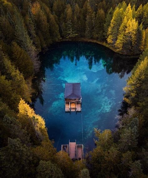 Lake cabin : r/pics