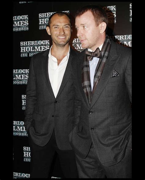 Photo Jude Law Et Guy Ritchie L Avant Premi Re De Sherlock Holmes