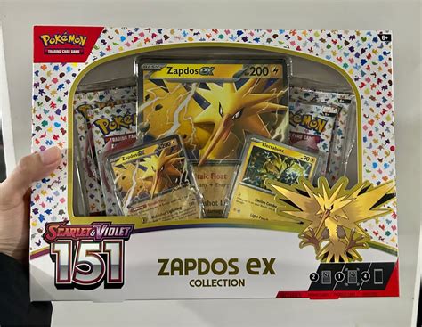 Zapdos Ex Scarlet Violet Collection Set Pokemon Tcg Card Video