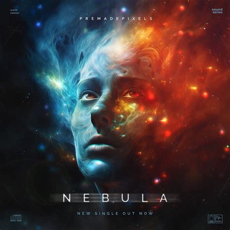 Nebula Premade Cover Art Photoshop PSD