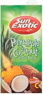 Sun Exotic Pineapple Coconut Juice Drink 1 Litre Pack Of 12 X 1ltr