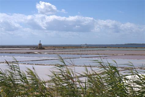 Salt Pans in Trapani stock image. Image of salt, marsala - 40243903