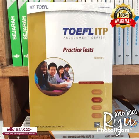 Jual Original Toefl Itp Practice Tests Erlangga Shopee Indonesia