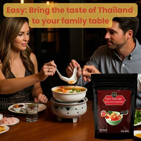 Authentic Thai Tom Yum Soup Mix Hot Sour Spicy Chili Paste Dried