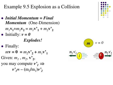 PPT - Chapter 9 Linear Momentum and Collisions EXAMPLES PowerPoint ...