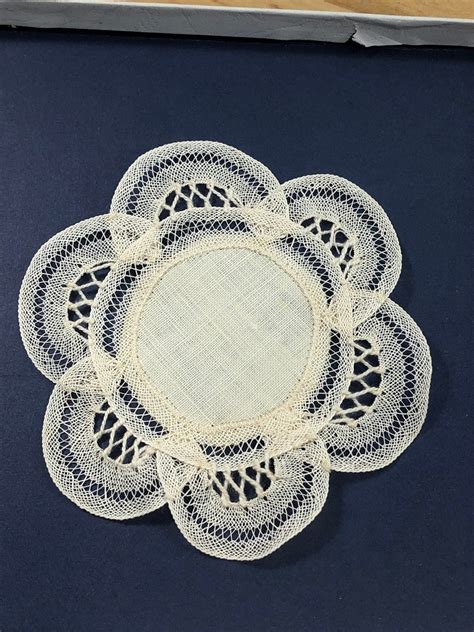 Belgium Lace Doilies Handmade Vintage Coaster Set