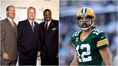 Bill Cowher And The Nfl Today Crew Crush Aaron Rodgers He Looks