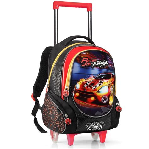 Mochila De Rodinha Infantil Escolar Masculina Barata M0039 R 135 00