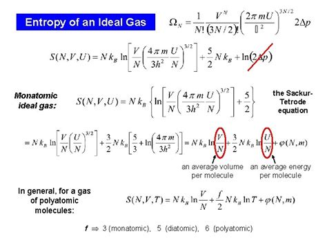 Lecture 6 Entropy of an Ideal Gas Ch