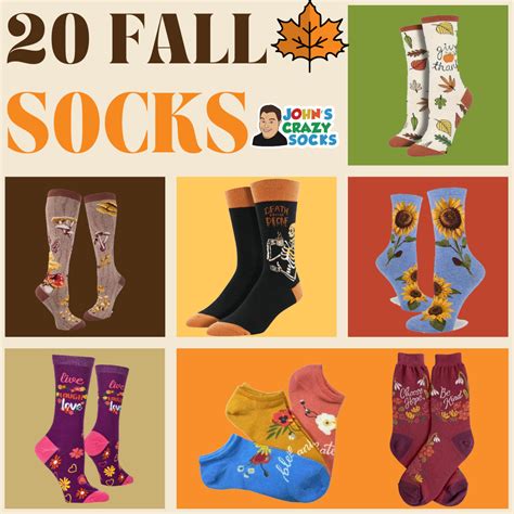 20 Fall Crazy Socks Autumn Sock Vibes Johns Crazy Socks