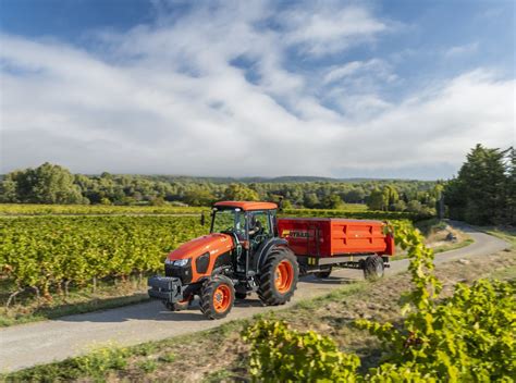 Kubota Pr Sentiert Neue Generation Der Schmalspurtraktoren