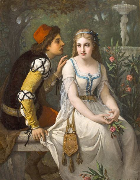 Romeo And Juliet Painting By Julius Salles