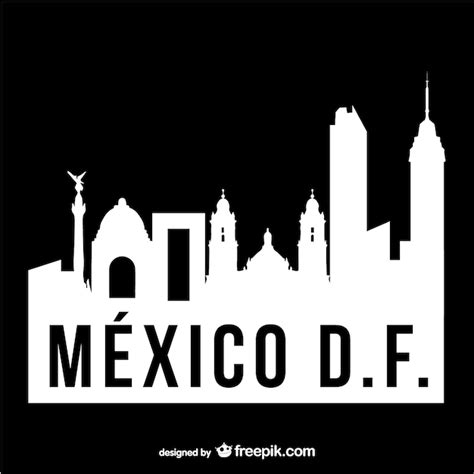 Mexico Skyline Silhouette Vectors & Illustrations for Free Download ...