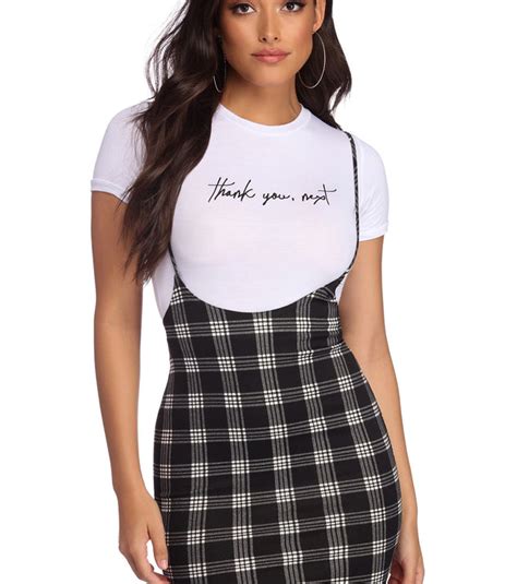 Perfectly Plaid Suspender Skirt And Windsor