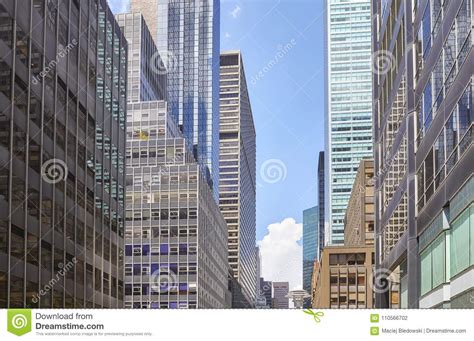 Manhattan Modern Architecture, New York. Stock Photo - Image of ...