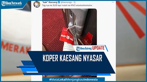 Viral Curhatan Kaesang Terbang Pakai Batik Air Koper Nyasar YouTube