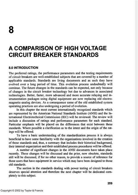 Pdf A Comparison Of High Voltage Circuit Breakers Stds Dokumentips