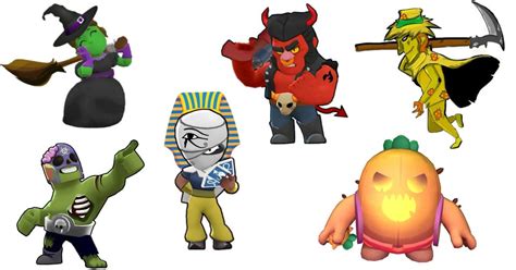 Brawl Stars Halloween Skins Edition : Brawlstars