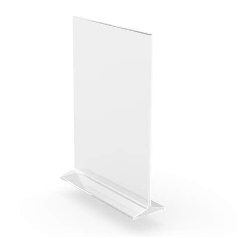 Fixturedisplays 1pk 11x17 Clear Polystyrene Sign Holder Picture Frame Photo Menu Holder