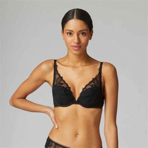 Soutien gorge plongeant armatures Noir Simone Pérèle Simone Pérèle