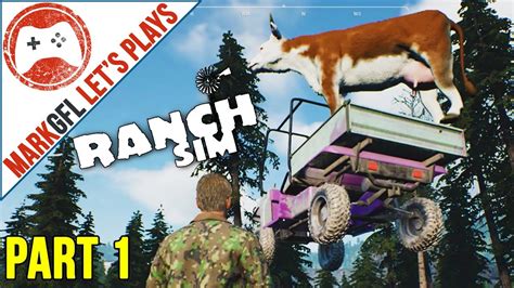 Lets Play Ranch Simulator Multiplayer Early Access Part 1 Youtube