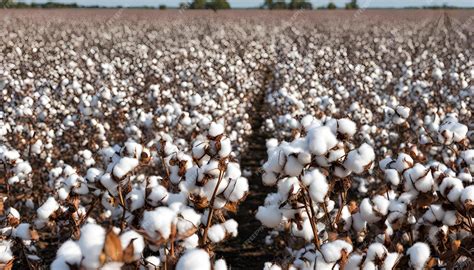 premium photo cotton fields ready  harvesting
