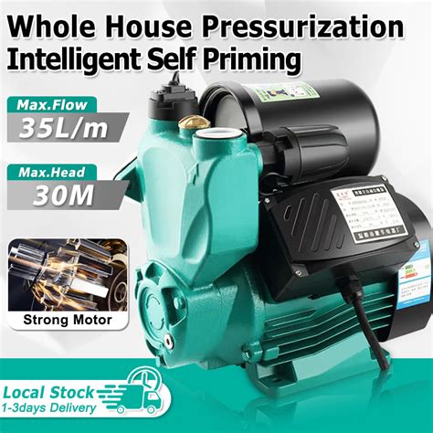 Intelligent Automatic Household Booster Pump 220v 50hz Tap Water Silent Self Priming Pump