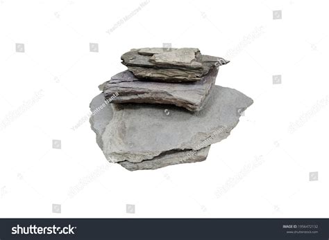 Shale Sedimentary Rocks Isolated On White Stock Photo 1956472132 ...