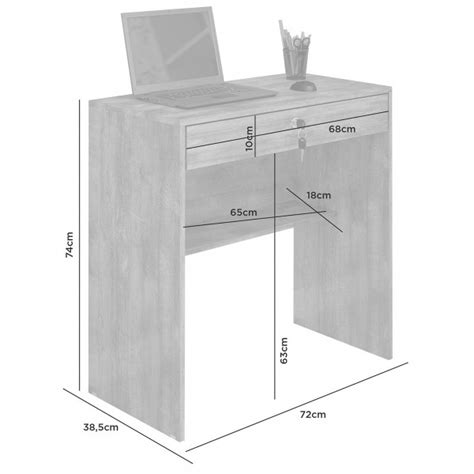 Mesa Escrivaninha Andorinha Gaveta Chave Cinamomo Jcm M Veis