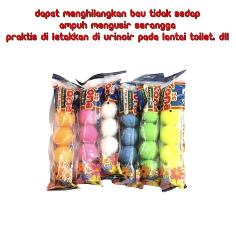 Jual Kamper Ball Besar Isi Kapur Barus Kamar Mandi Pengharum