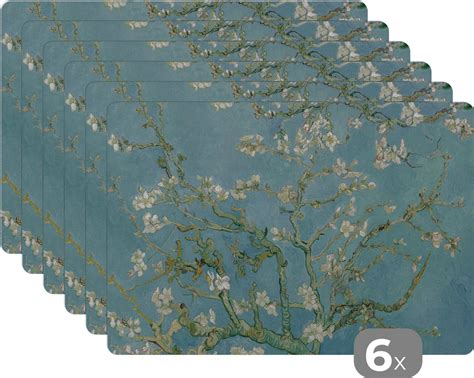 KitchenYeah Placemats Kunststof Placemat Bloemen Van Gogh