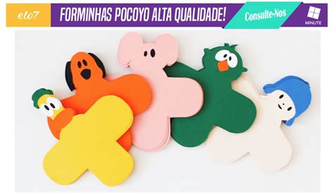 Forminha Para Docinhos Tema Pocoyo Elo Produtos Especiais