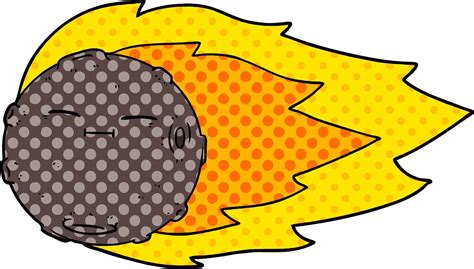 cartoon meteorite character 12535893 Vector Art at Vecteezy