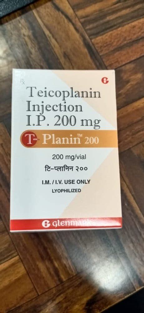 T Planin Mg Injection Teicoplanin Mg At Rs Piece