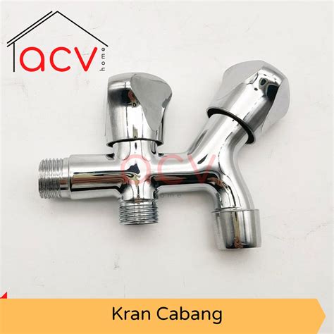 Jual Kran Cabang Shower Keran Double Jet Shower Tembok Shopee