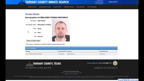 Texas Database Mugshots