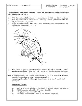 Epicycloid | PDF