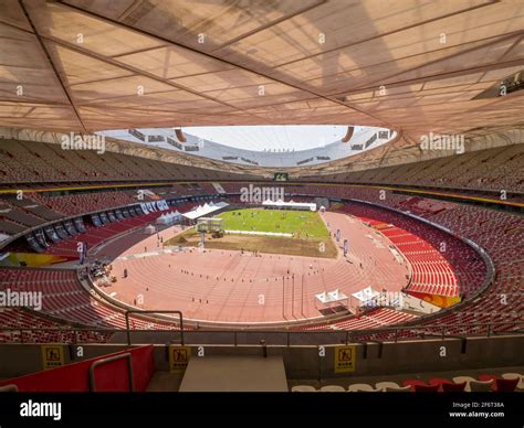 El Estadio Nacional El Parque Olímpico Pekín China Fotografía de