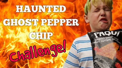 Spicy Spirit Ghost Pepper Chip Challenge Youtube