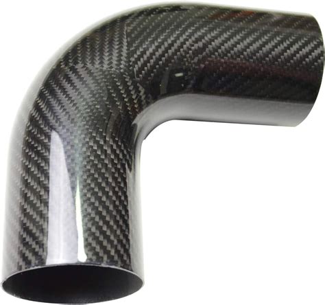 Ac Performance Od 3 5 Inch 89mm 90 Degree Carbon Fiber Elbow 3 5 Outer Diameter