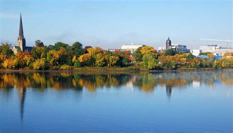 Fredericton New Brunswick Downtown And Waterfront