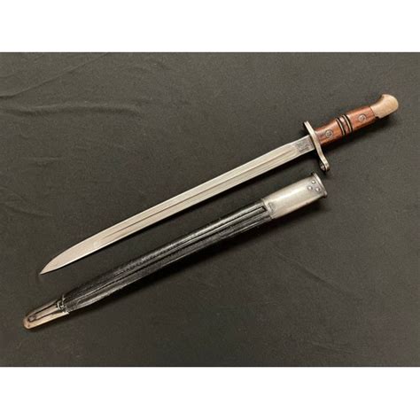 Ww British P Bayonet With Fullered Single Edged Blade Mm Long