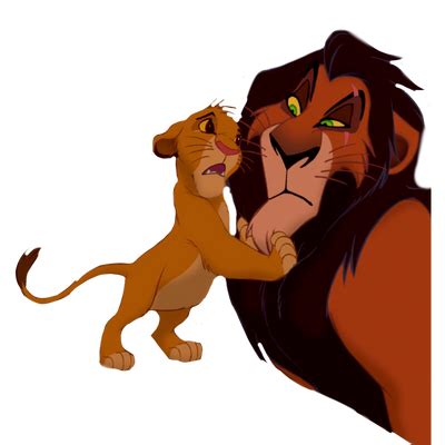 Simba And Scar by DracoAwesomeness on DeviantArt