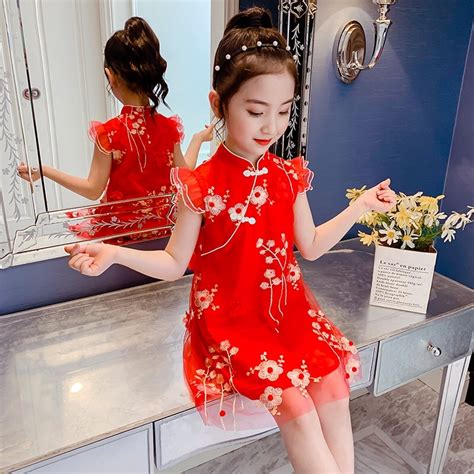 Jual Dress Merah Imlek Qipao Baju Anak Imlek Baju Anak Chinese New