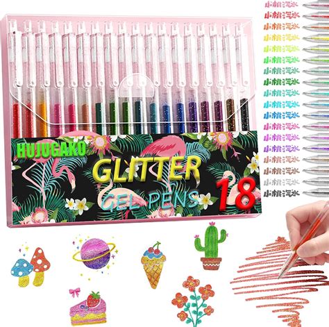 Amazon Hujugako Glitter Gel Pens For Adult Coloring Books