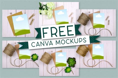 FREE CANVA MOCKUPS FOR DIGITAL PRODUCTS Canva Mad In Crafts