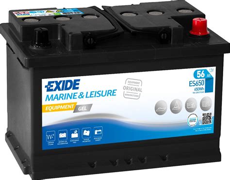 Es650 Exide G60 Marine Gel Leisure Battery 56ah