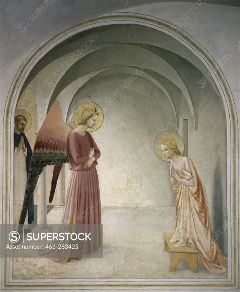 Fra Angelico Annunciation To Mary Superstock