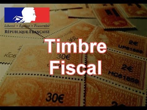 Achat D Un Timbre Fiscal France YouTube