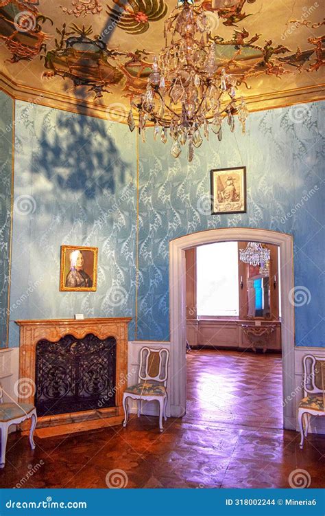 Interior of Rococo Palace, the New Palace in Bayreuth, Bavaria, Germany Editorial Stock Image ...